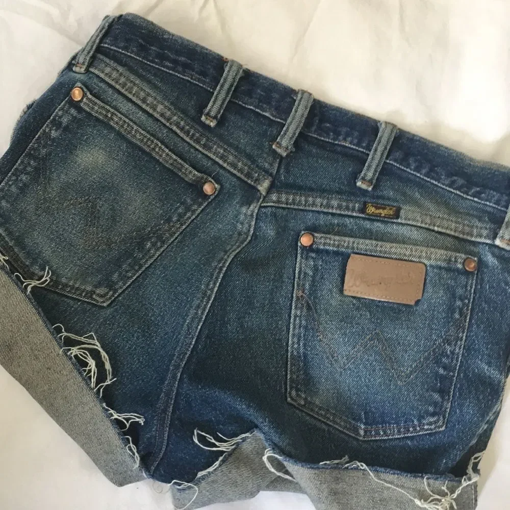 Vintage distressed high